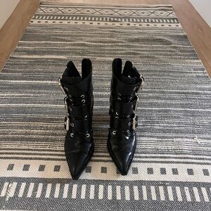 Jeffrey Campbell buckle boots 6.5 good condition